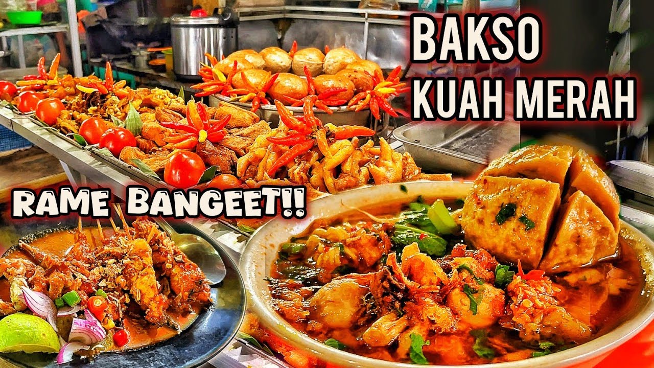 BAKSO KUAH MERAH INI SELALU RAMAI🔥🔥LEMAK TETELANNYA BIKIN NGILERRRR 🤤 Bakso Pendi Tj. Morawa