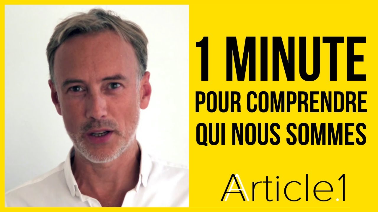POURQUOI ARTICLE 1 ?