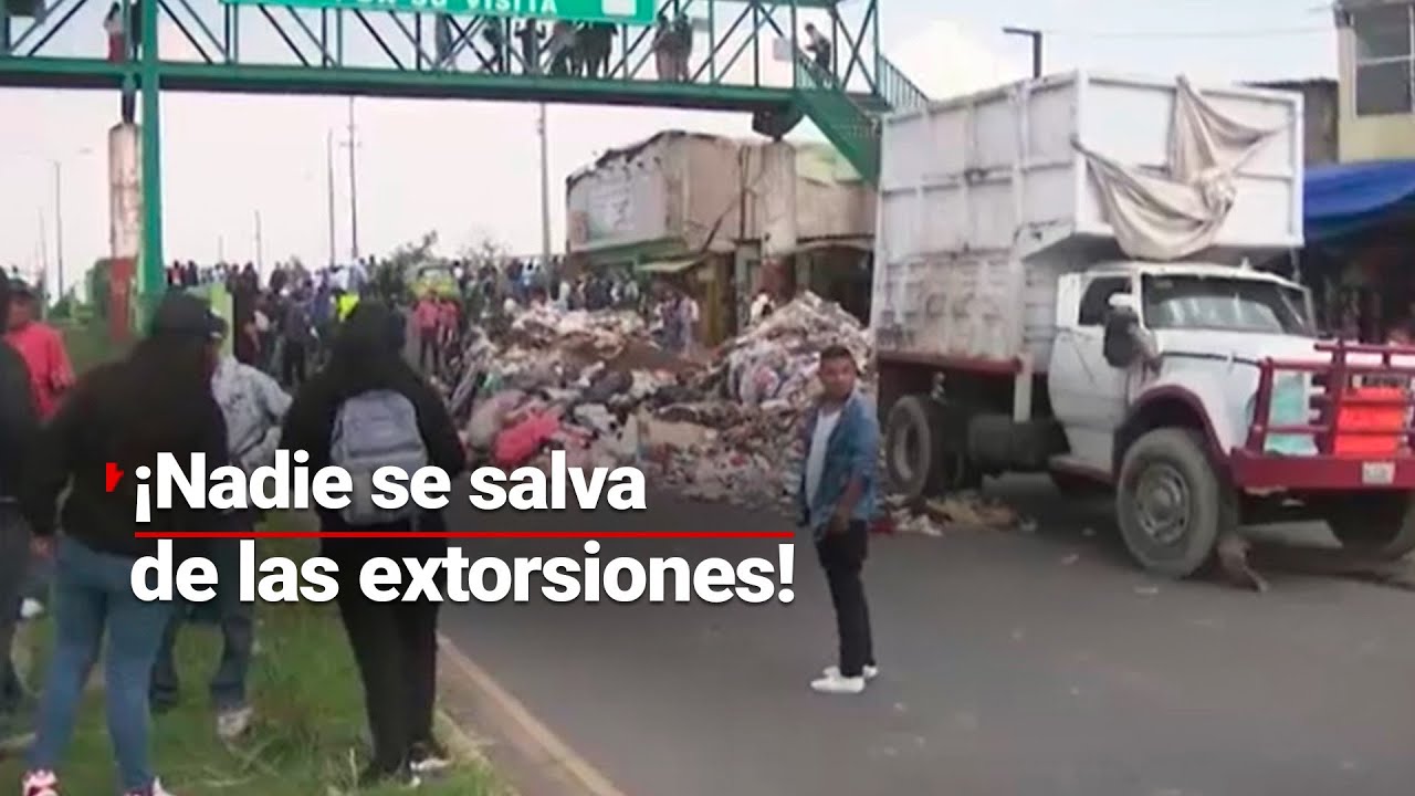NADIE SE SALVA | Recolectores de basura no laboraron en protesta por extorsiones en Chimalhuacán