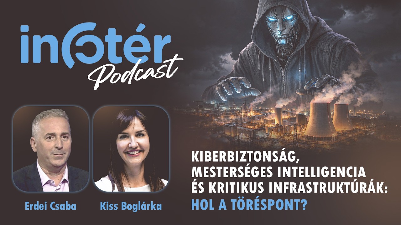 Infotér Podcast 05 - Erdei Csaba - Kiberbiztonság, MI és kritikus infrastruktúrák: hol a töréspont?