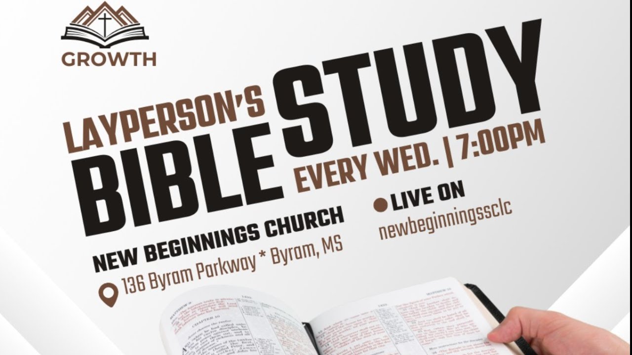 Layperson's Bible Study 3/18/26