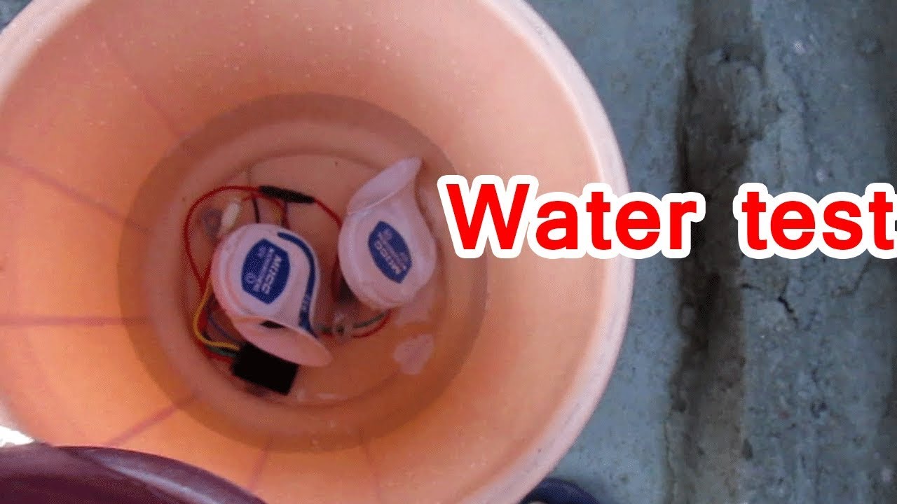 mocc horn water test