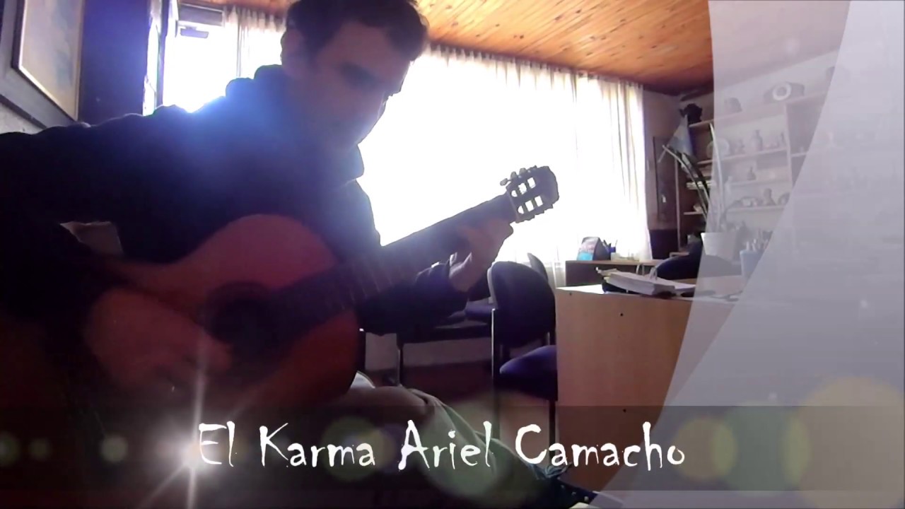 El Karma Ariel Camacho con guitarra Takamine EG-116 cover guitarra fingerstyle + TAB.
