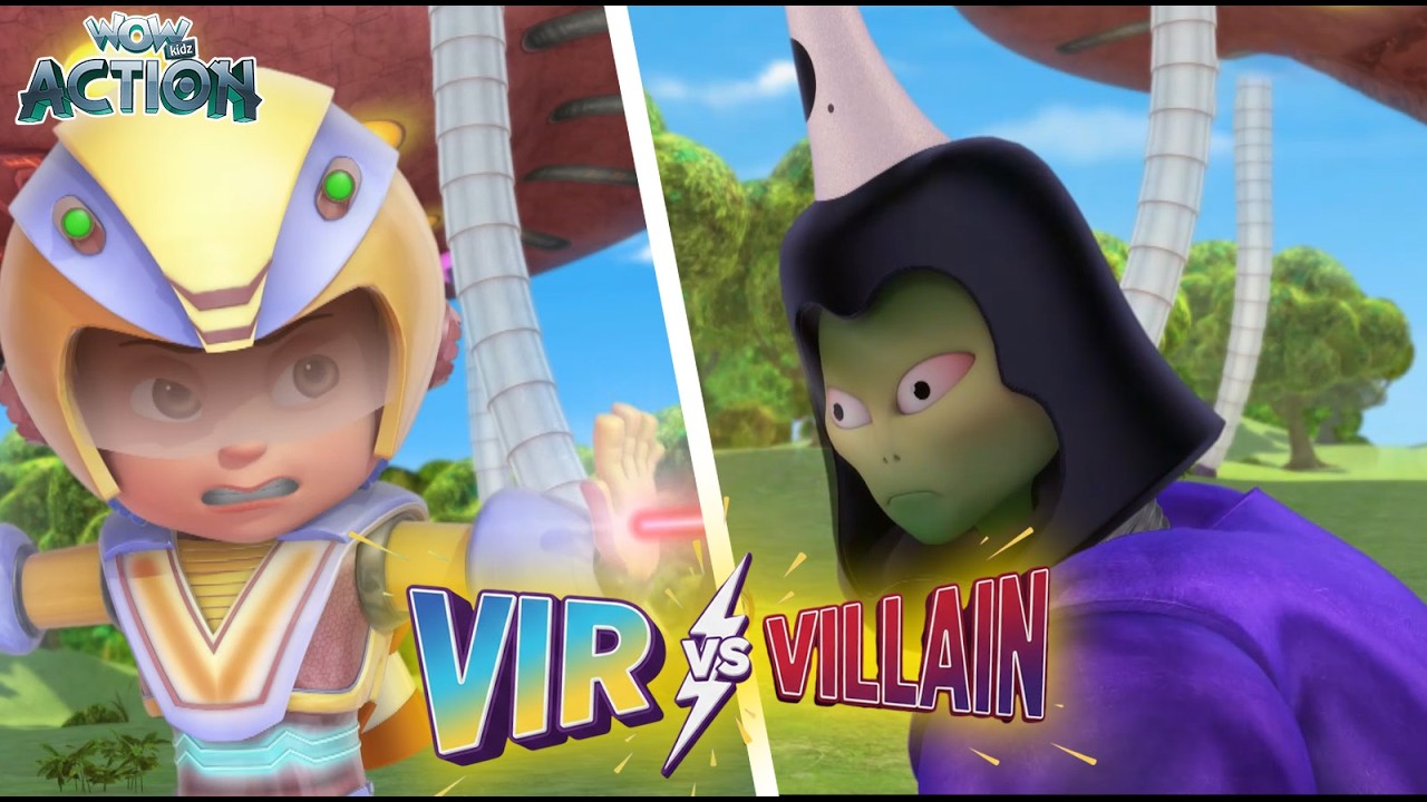 Vir The Robot Boy | Alien Ka King | Vir Vs Villain Compilation🔥🤖| Wow Action