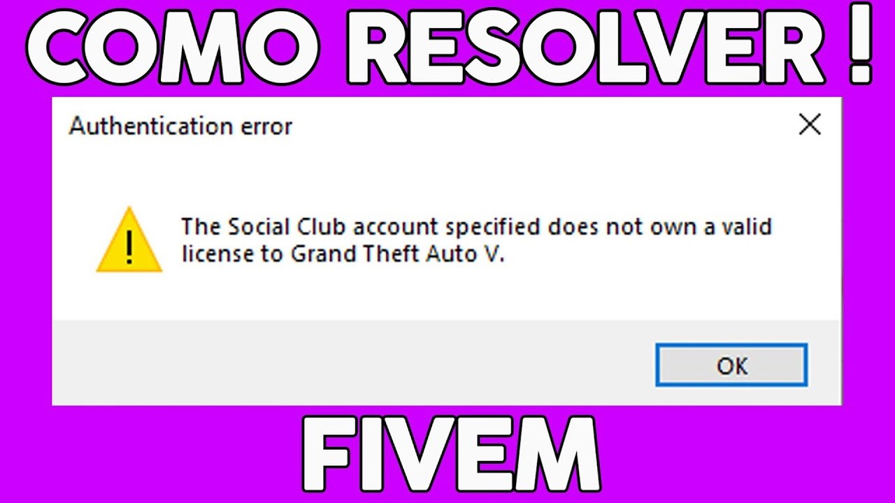 FIVEM SOLUÇÃO: 