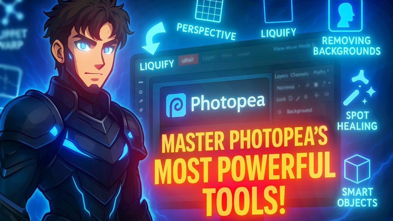 6 EASY Photopea Tricks Every Designer Should Know!