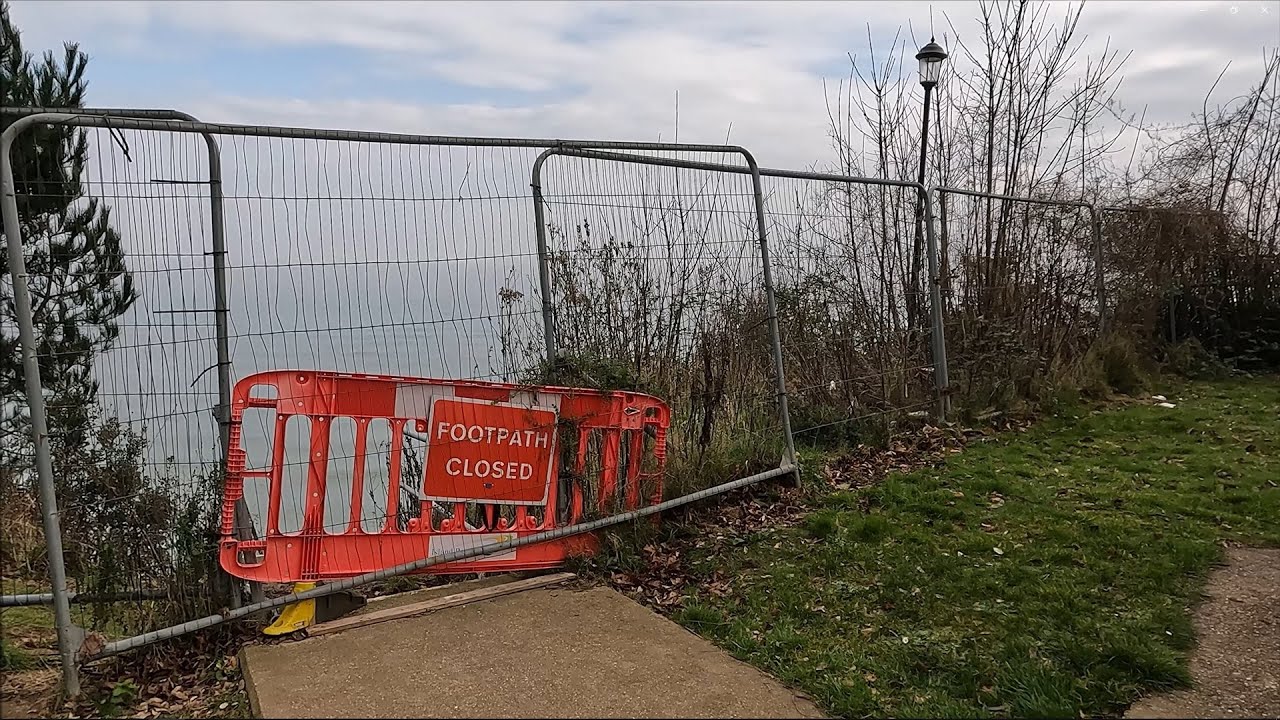Virtual Walk - Shanklin's Closed Public Footpaths - Isle Of Wight - February 2025 | kittikoko