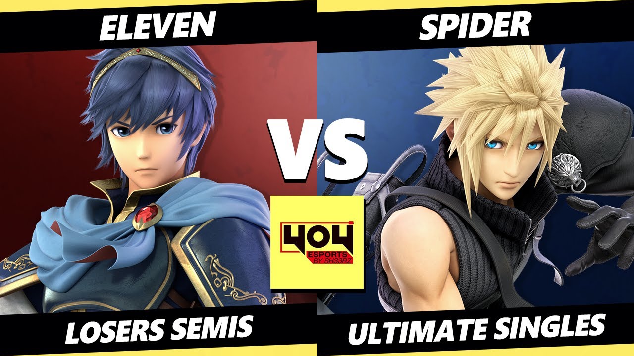 4o4 Weekly Smash 15 LOSERS SEMIS - Eleven (Marth) Vs. Spider (Cloud) Smash Ultimate - SSBU
