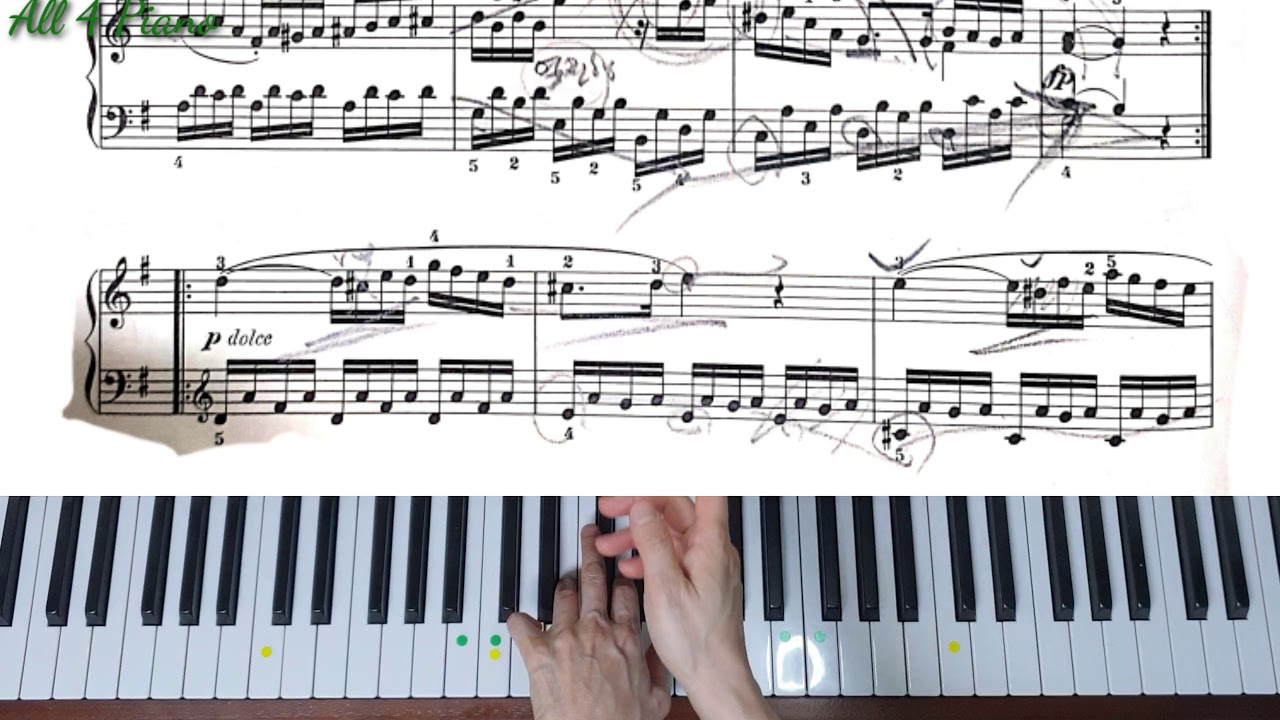 모짜르트 소나타 16번 K.545(2악장)피아노 레슨/Mozart  Sonata K.545(2nd)Piano lesson(in detail)피아노 독학