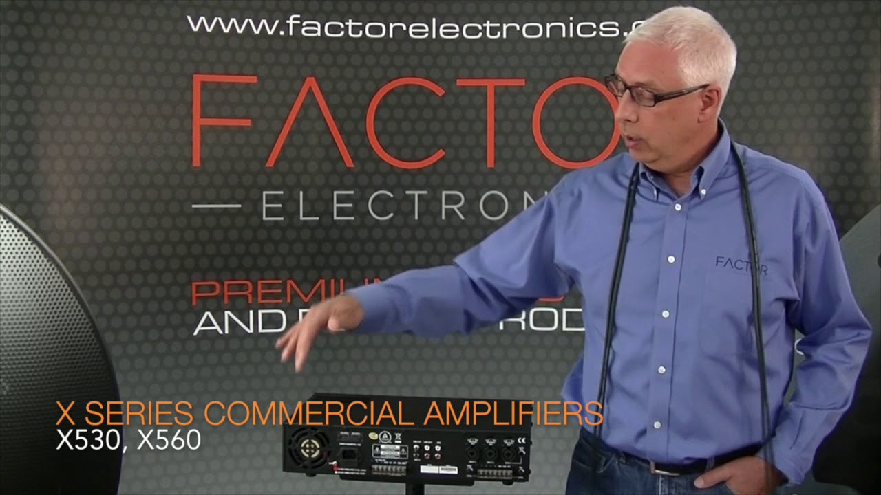 Factor X530 70 volt 30 watt amplifier