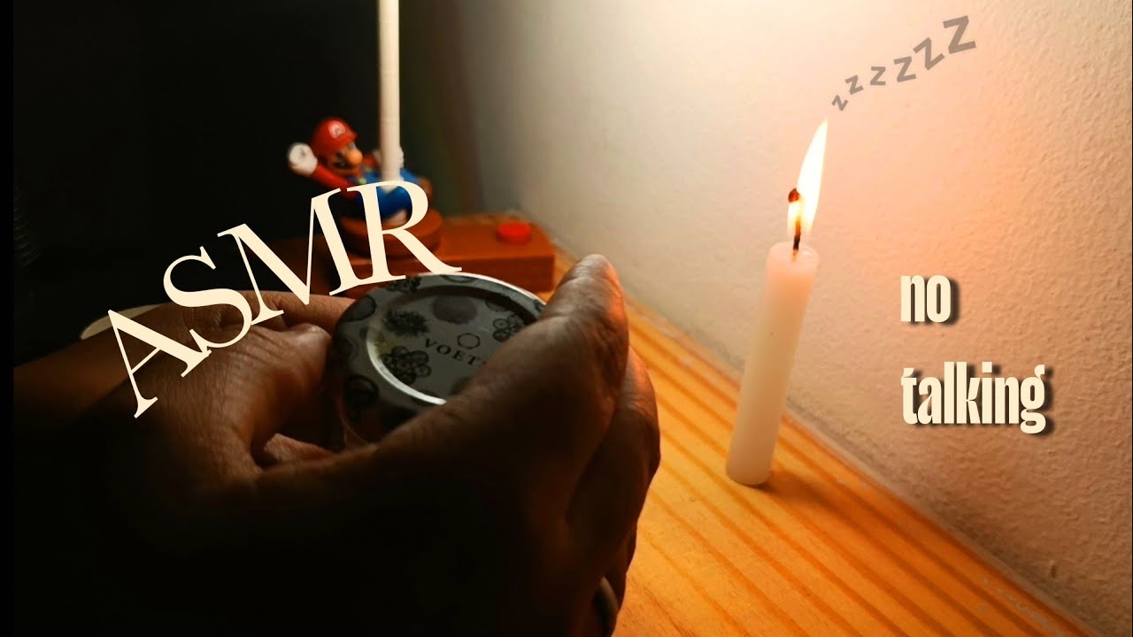 ASMR tapping, sons de tampa, creme (no talking, hand moviments) 🕯️