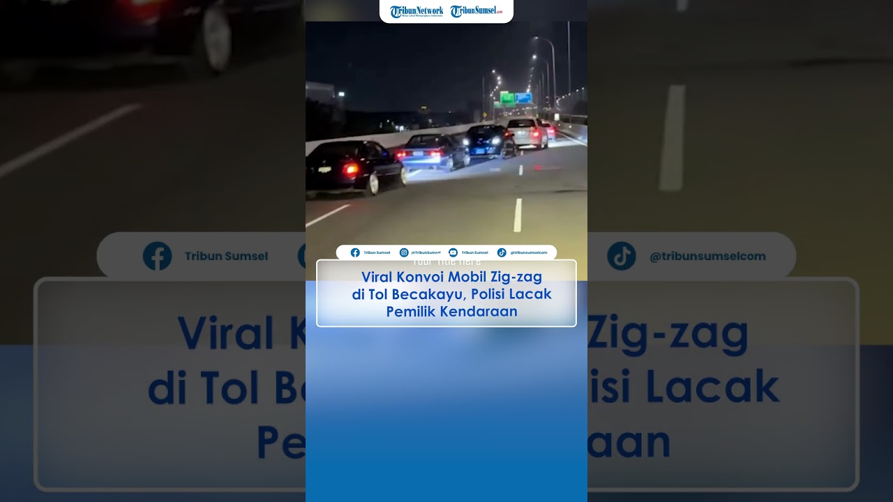 Viral Konvoi Mobil Zig-zag di Tol Becakayu, Polisi Lacak Pemilik Kendaraan