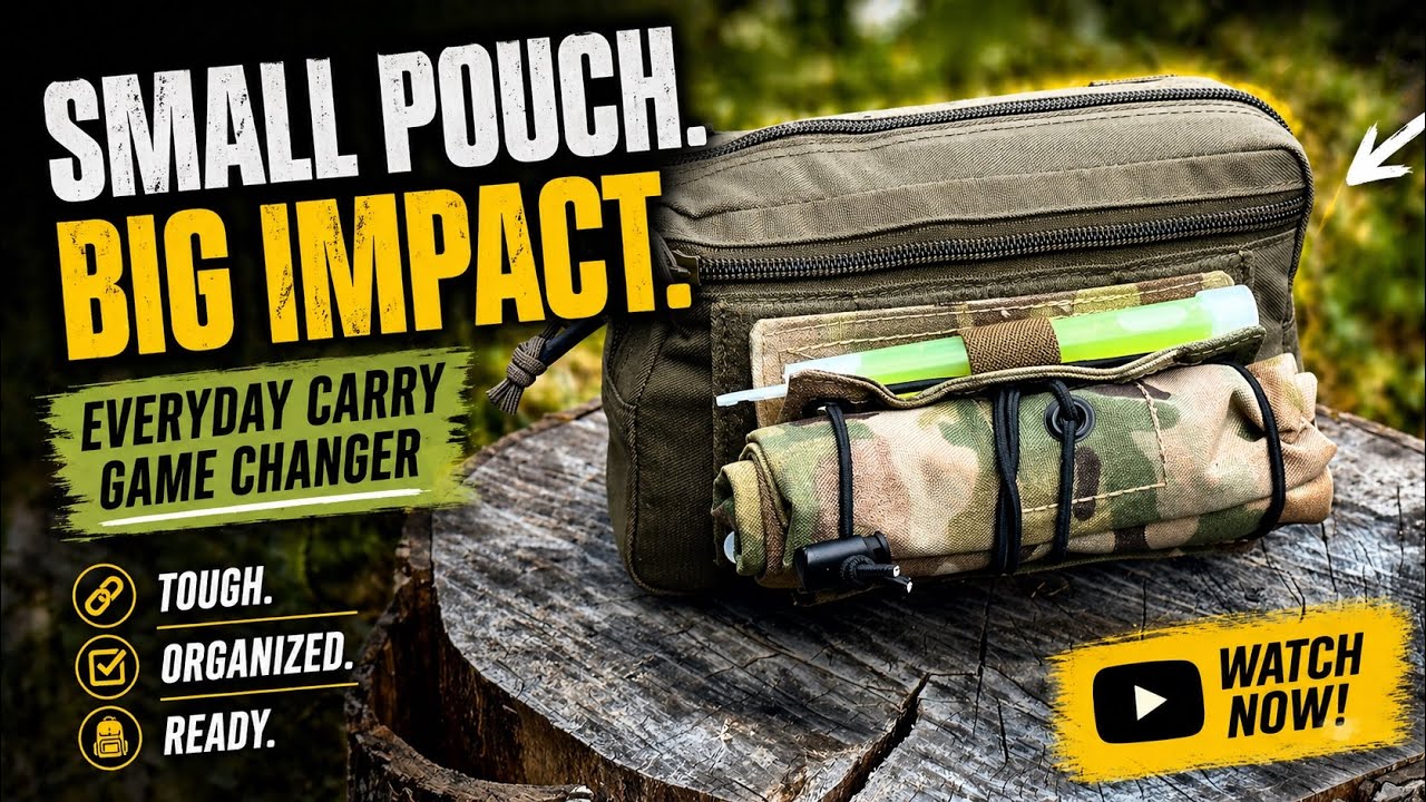 Minimalist Belt Pouch Survival Kit 