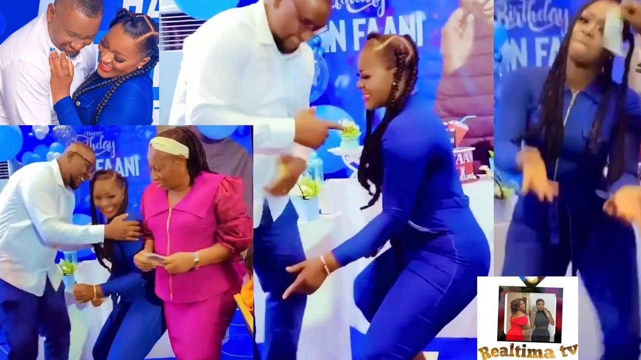 Chacha Eke and Her Husband Dance Moves at His Birthday Party
