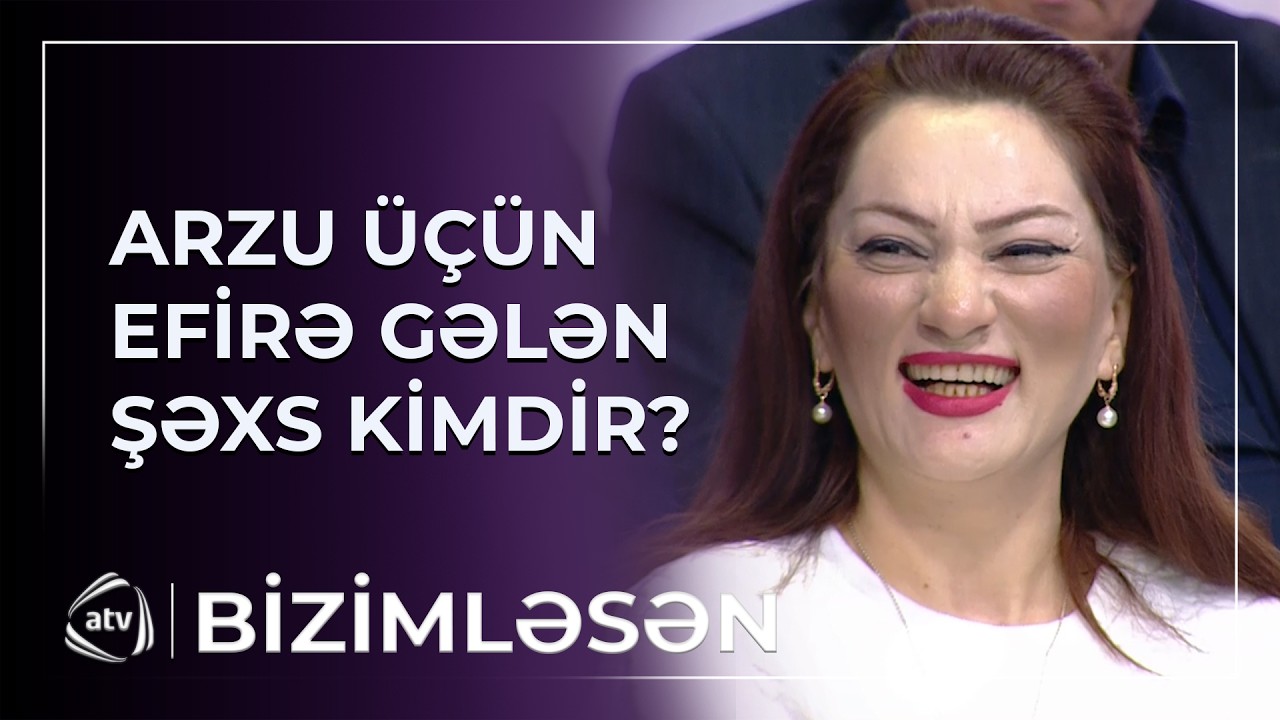Arzunun bəxti açılıb - Efirə gələn şəxs Arzu ilə evlənmək istəyir? / Bizimləsən