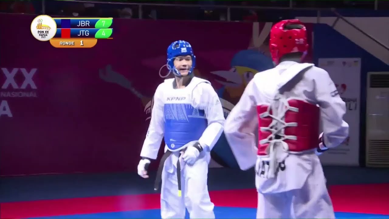 Final Kyorugi Male 67 Kg  │ Muhammad Rizaldi (JBR) vs  Osnando Naufal (JTG) │ PON XX Papua 2021