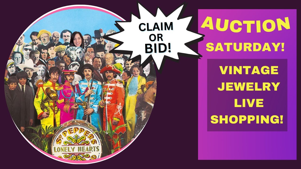 Vintage Jewelry POP UP Auction! Lonely Hearts Saturday!
