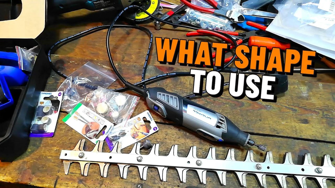 ЛУЧШАЯ НАСАДКА Dremel для заточки лезвий кусторезов