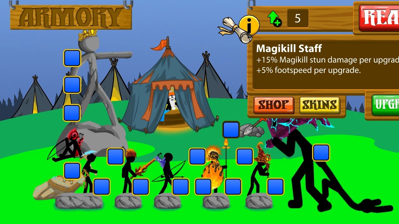 Day 4 of surviving zombie mode Stick war legacy