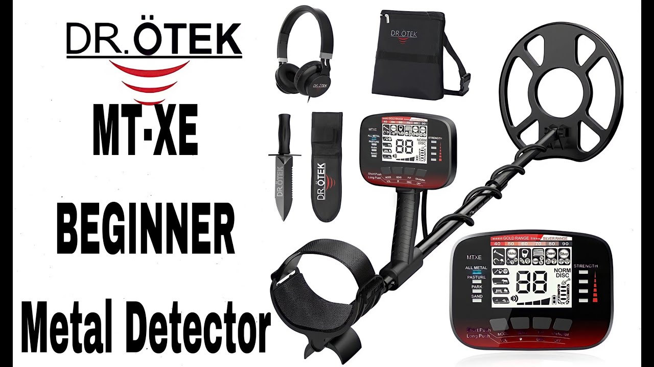 DR.ÖTEK MTXE Best and Cheap Beginner Metal Detector Kit