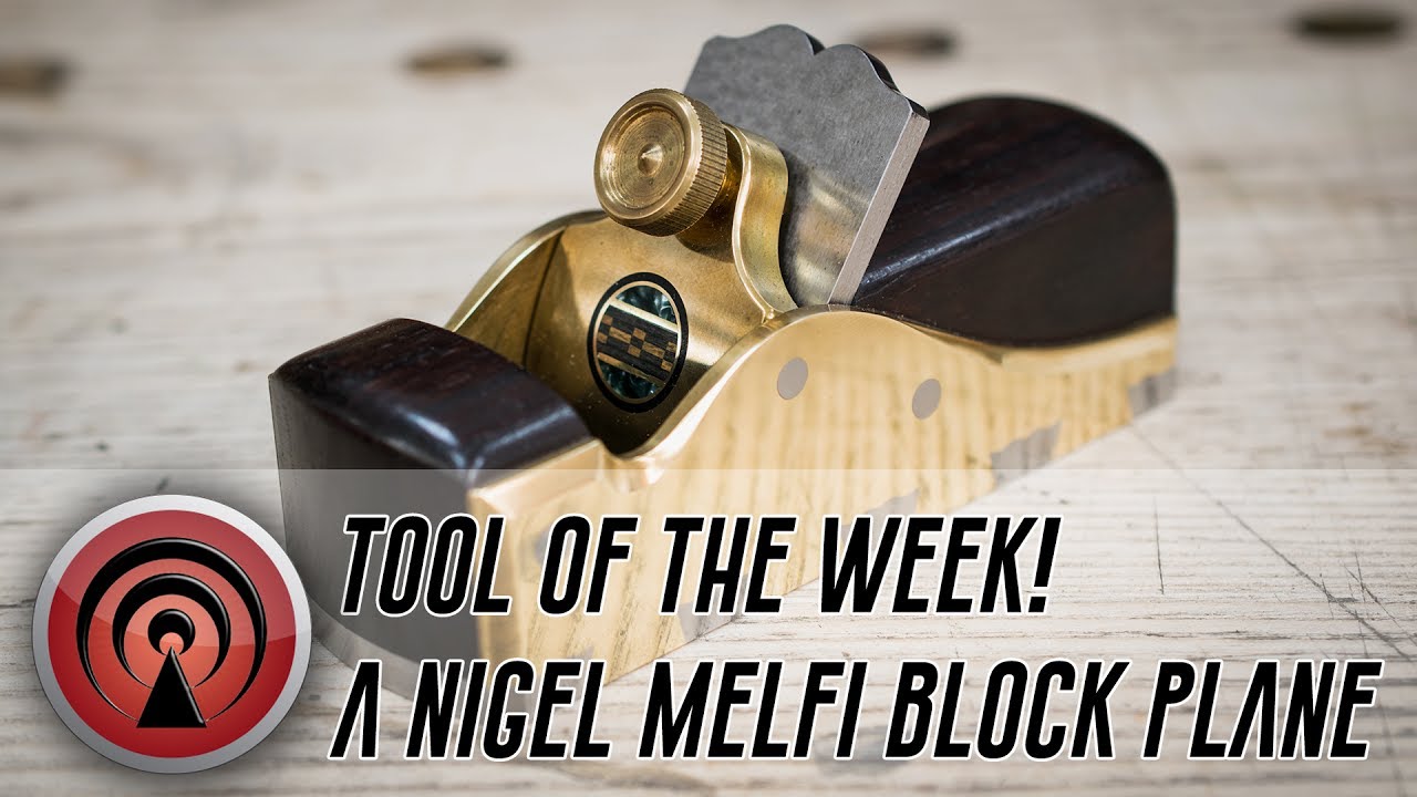 Tool of the Week! An INCREDIBLE Nigel Melfi Infill Block Plane
