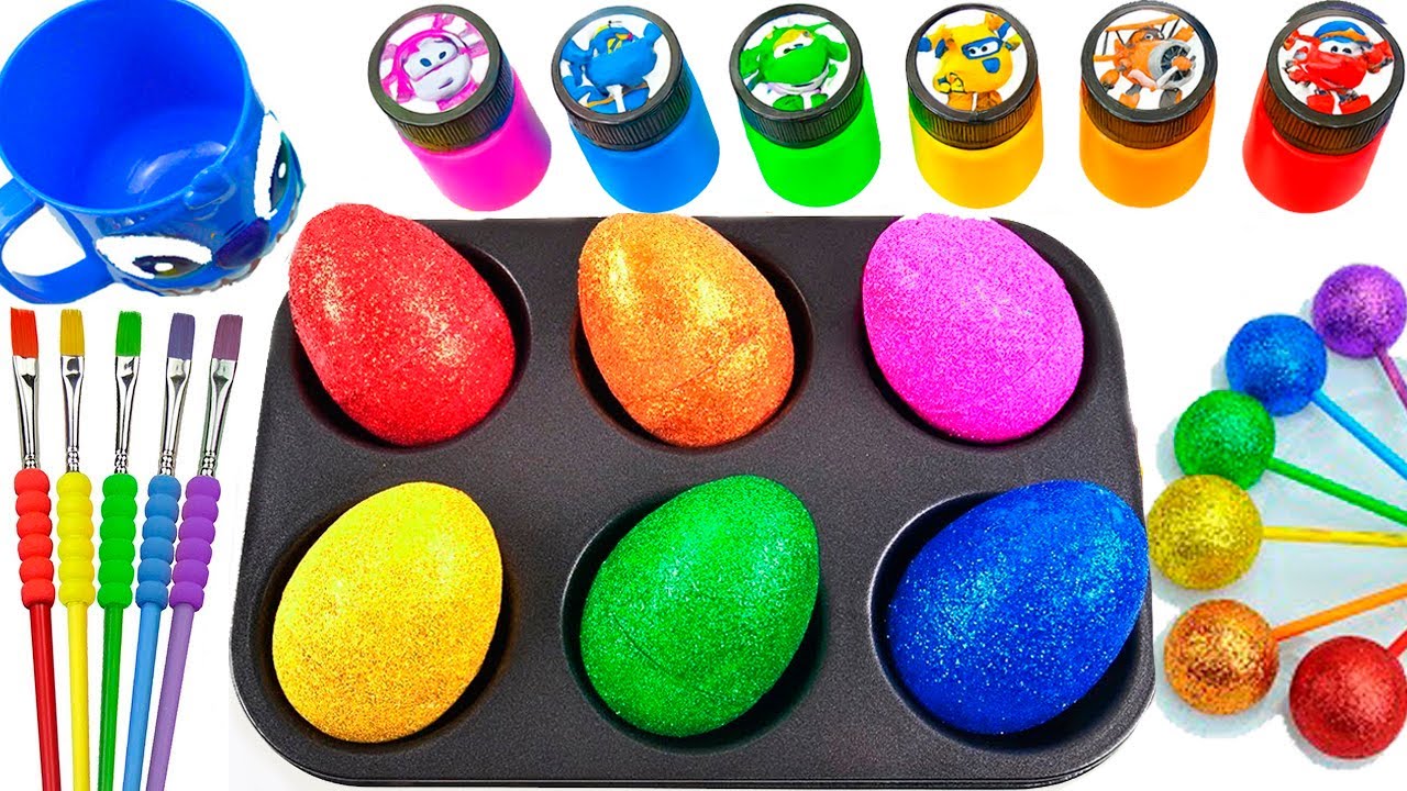 Satisfying Video l DIY How To Make DINO EGGS Sprunki FULL FORMS SLIMES Glitter Candy BOX ASMR