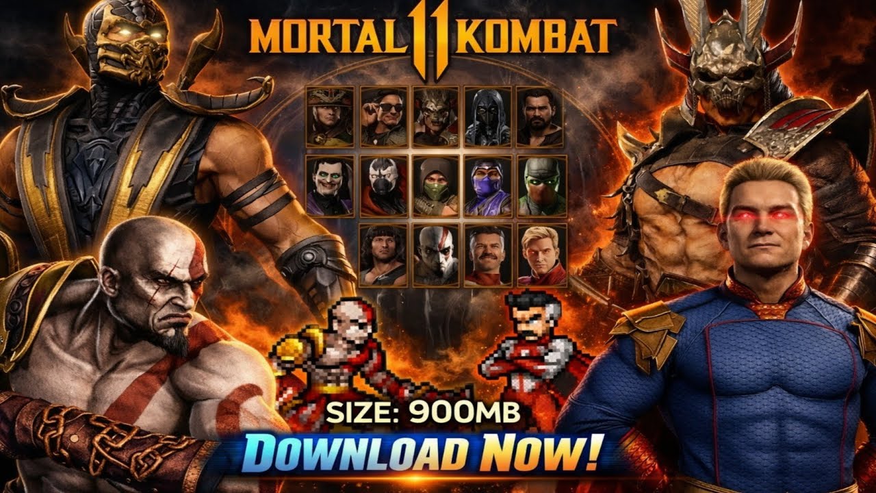 NEW RELEASE‼️ Mortal Kombat 11 JUS Mugen Android OFFLINE 2026 - Game Dream Factory 🎮
