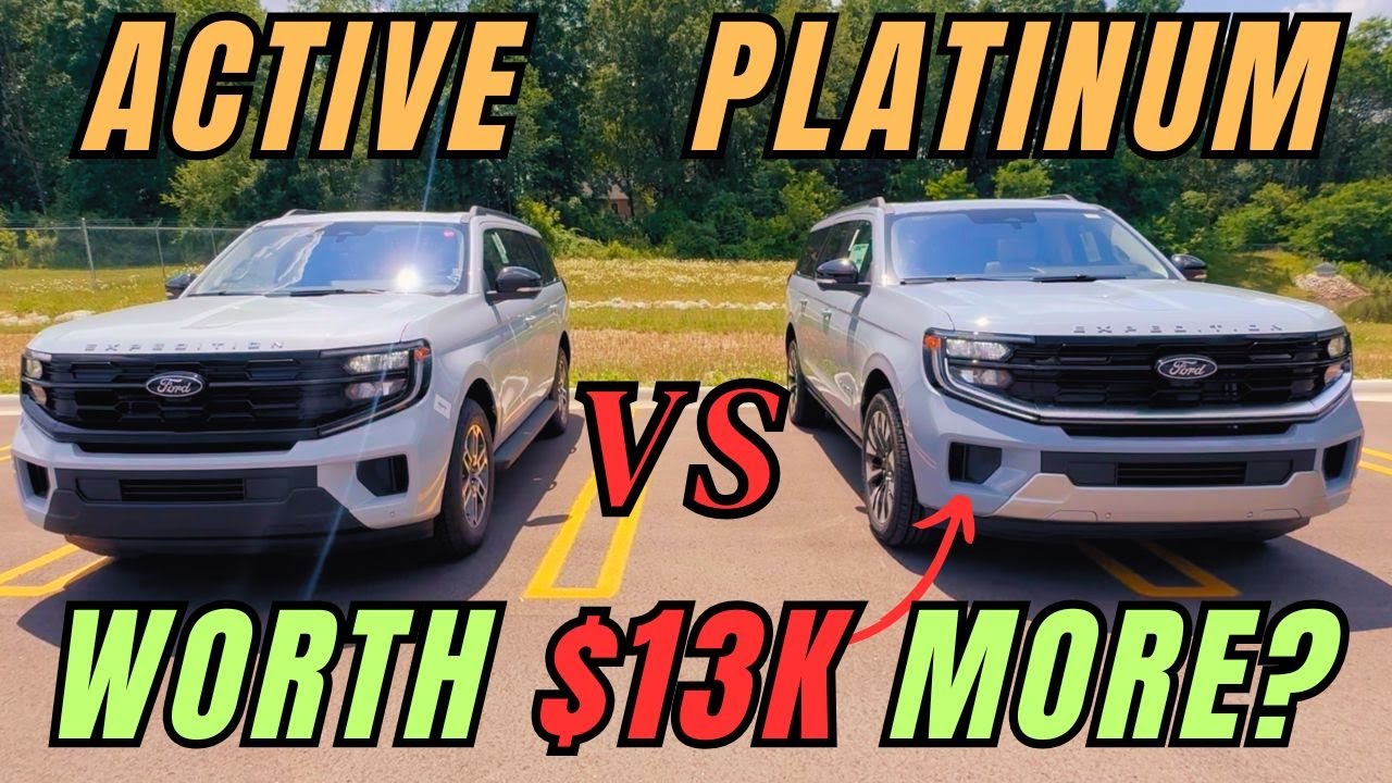 2025 Ford Expedition Active vs 2025 Platinum package Full Review | Platinum worth the money?