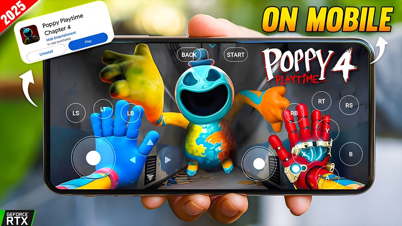 How to Download Poppy Playtime Chapter 4 on Mobile 😱| Play Poppy Playtime Chapter 4 on Android