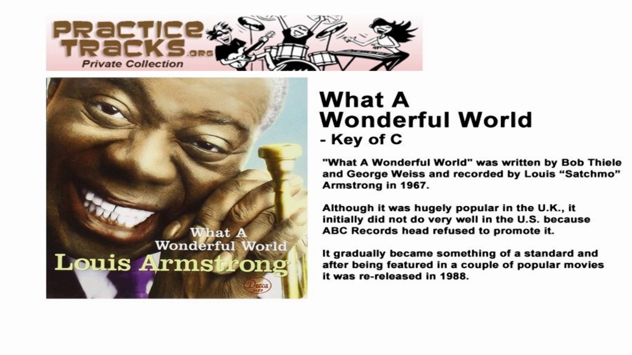 What A Wonderful World -in C