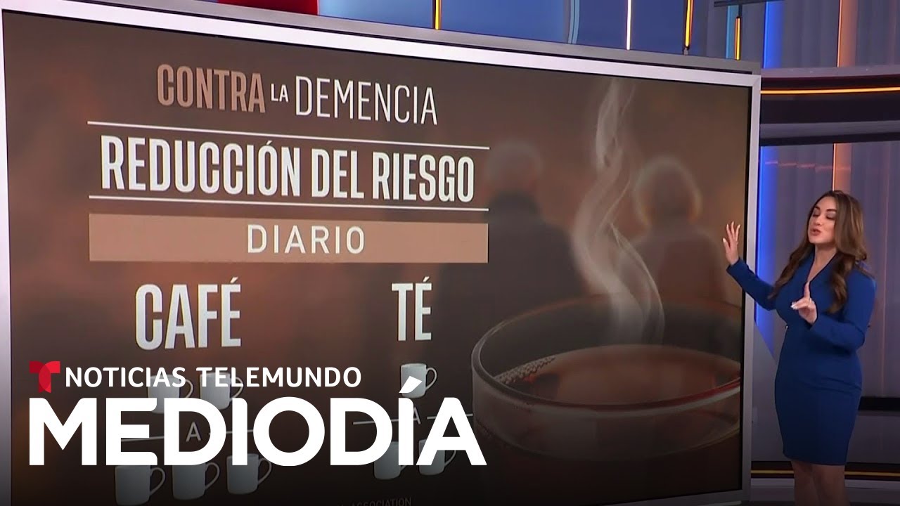Tomar café o té diariamente podría reducir riesgo de demencia, según estudio | Noticias Telemundo