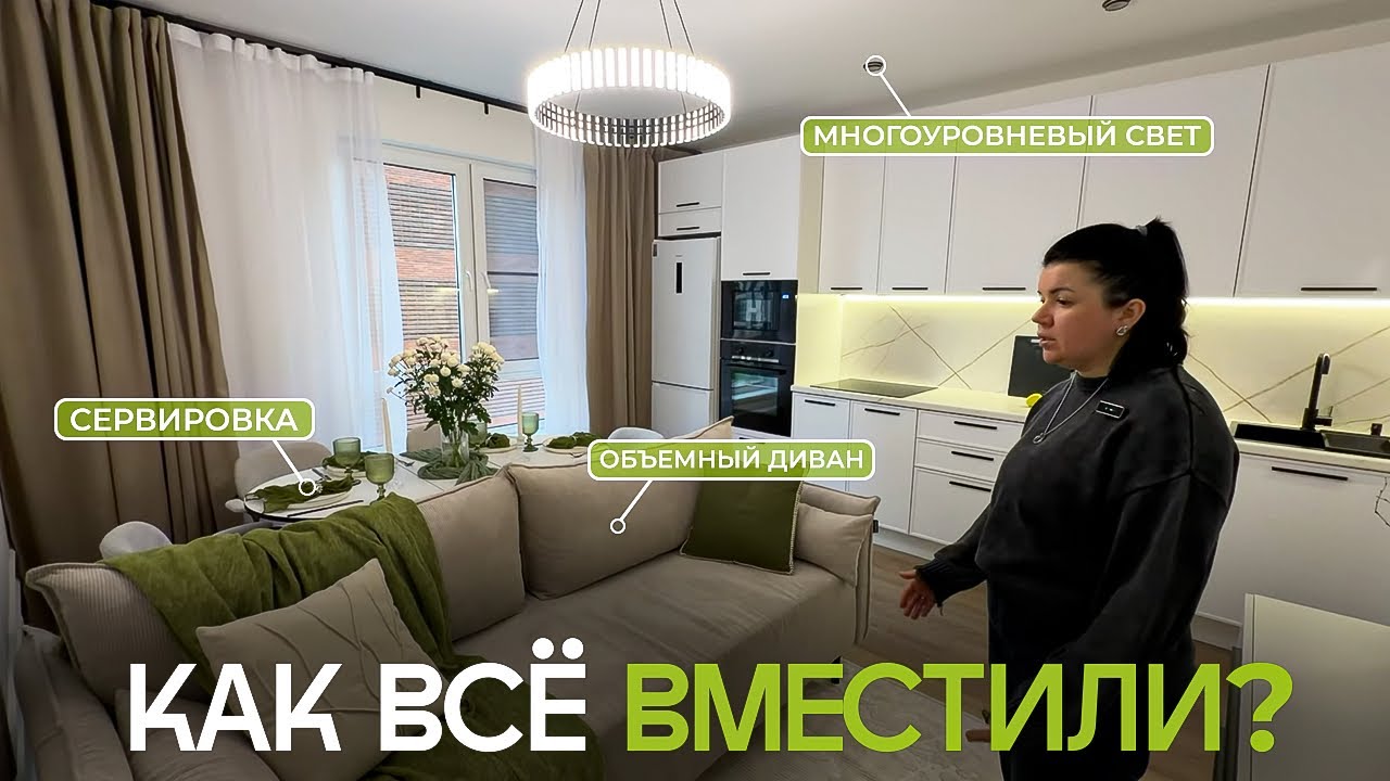Обзор квартиры под аренду евро-3 , 47 кв м