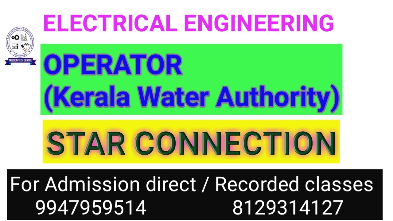 Operator KWA - Star Connection - Electrical Engineering - Demo Class