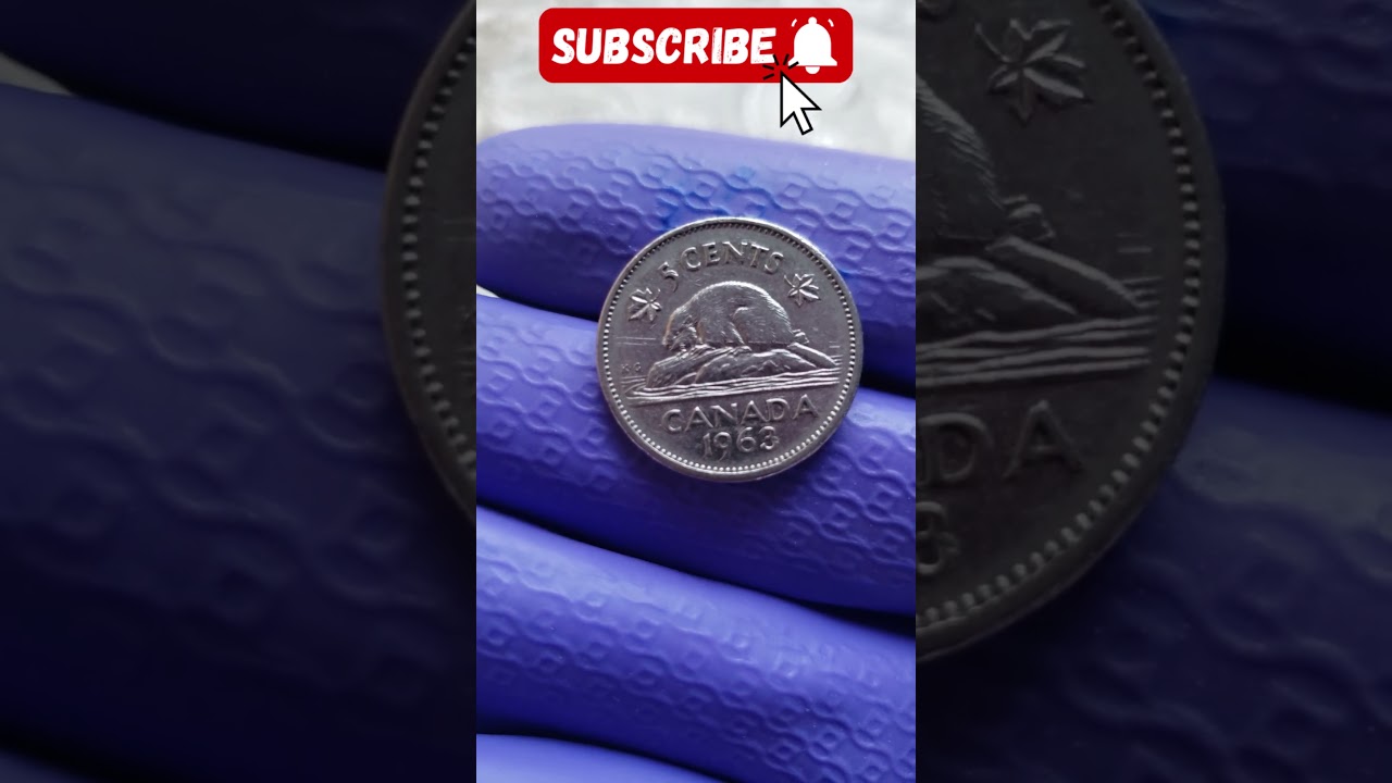 1963 Canadian 5 Cent Coin Worth Big Money!#1963Nickel #CanadianNickel #QueenElizabethCo #OldCanadian