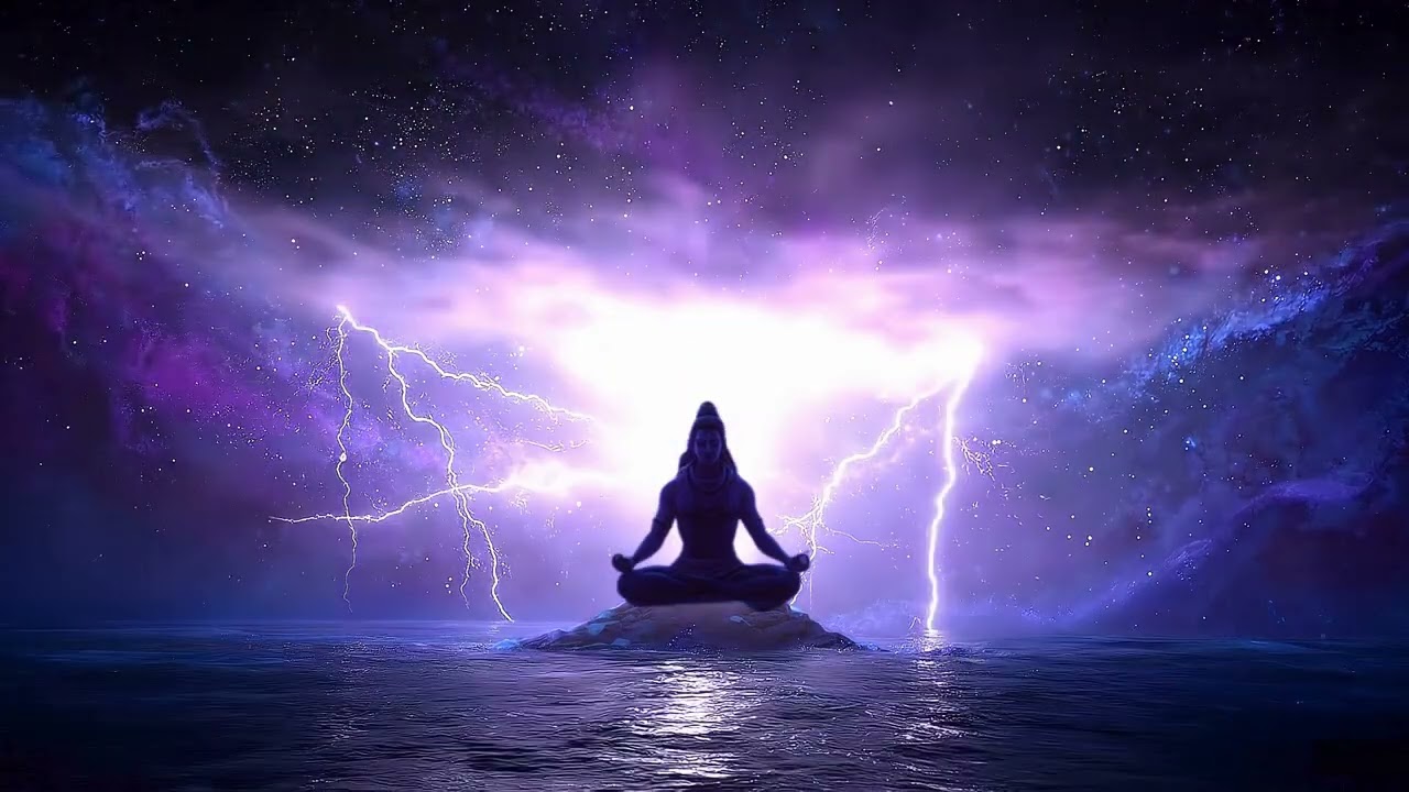 Cosmic Shiva Meditation Background | Spiritual Energy Visual