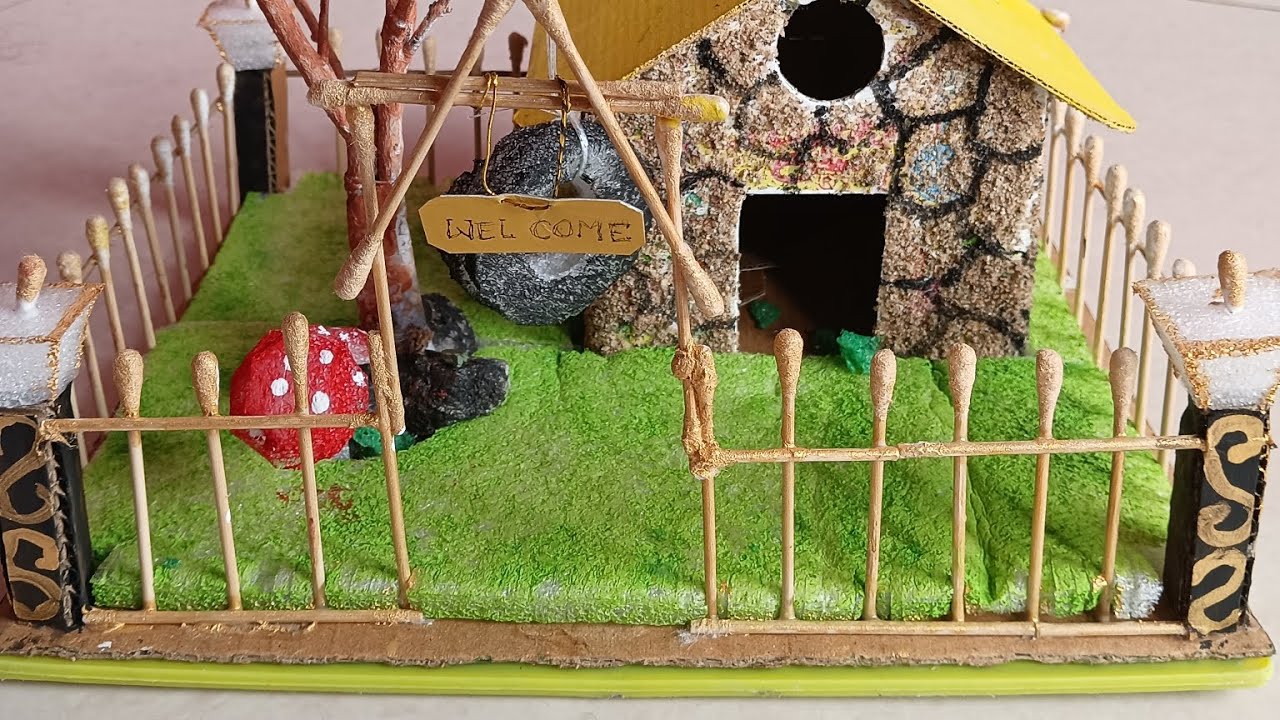 Waste Cardboard Se Beautiful Ghar Kaise Banaye 