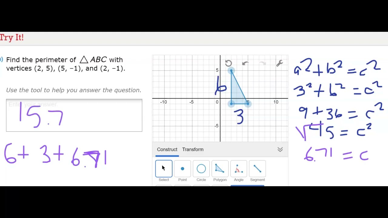 8-4 FInd Distance in the Coordinate Plane