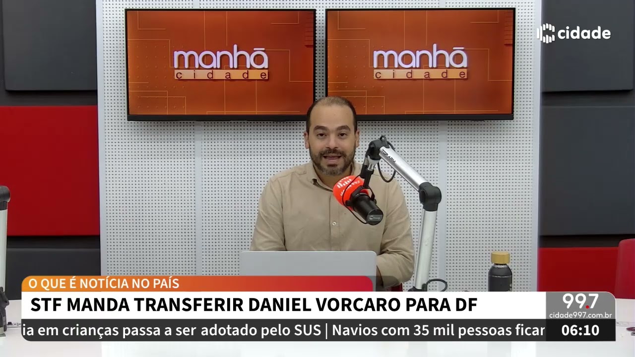 Manhã Cidade - 06.03.26 - STF manda tranferir Daniel Vorcaro para o Distrito Federal