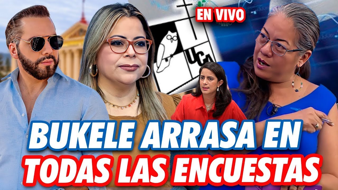 Nayib Bukele arrasa en todas las encuestas🔥🚨El Chino Flores y Claudia Ortíz no tienen oportunidad