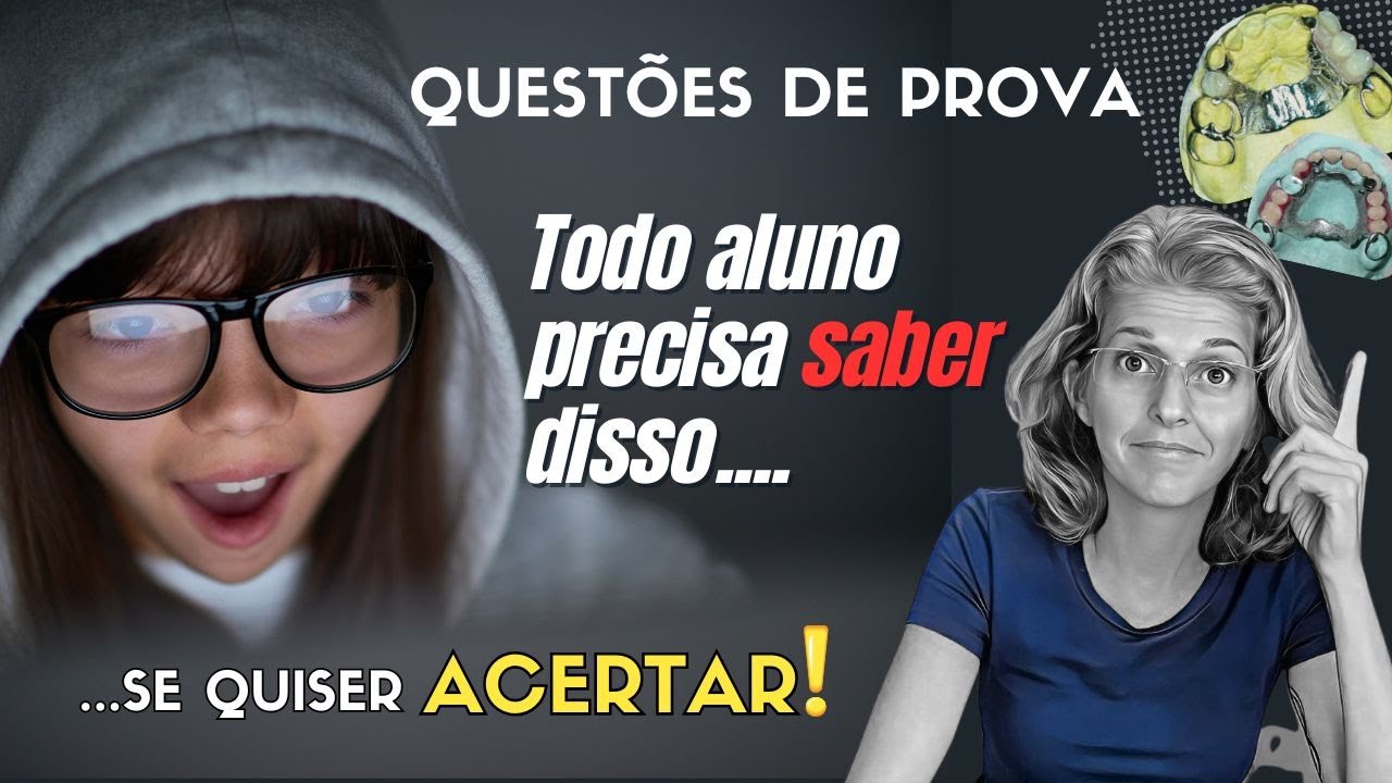 Como responder questões em Prótese Dentária Parcial Removível?