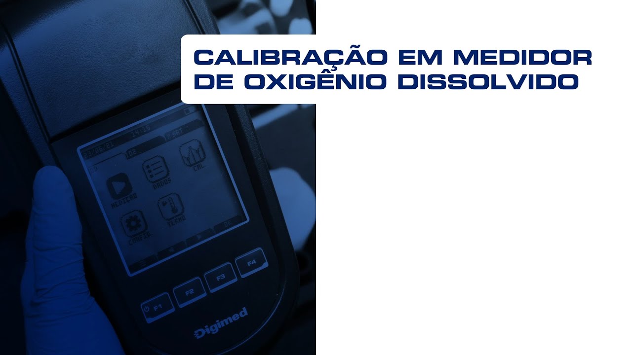 Como realizar calibração em medidor de oxigênio dissolvido