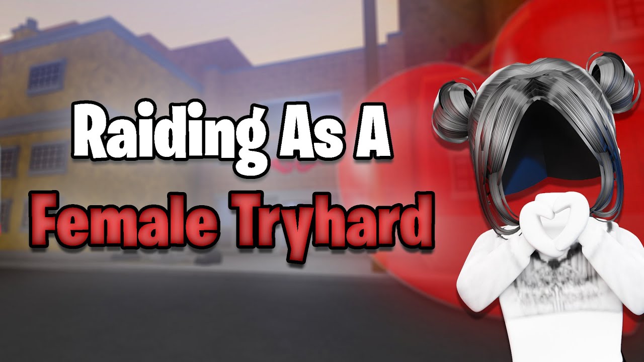 Raiding As A Female Tryhard in Da Hood + Keyboard ASMR