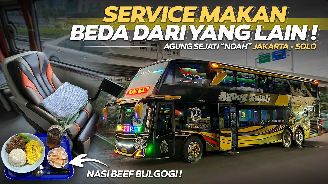 MENUJU SOLO BERSAMA AGUNG SEJATI DOUBLE DECKER !! || Jakarta - Solo #agungsejati