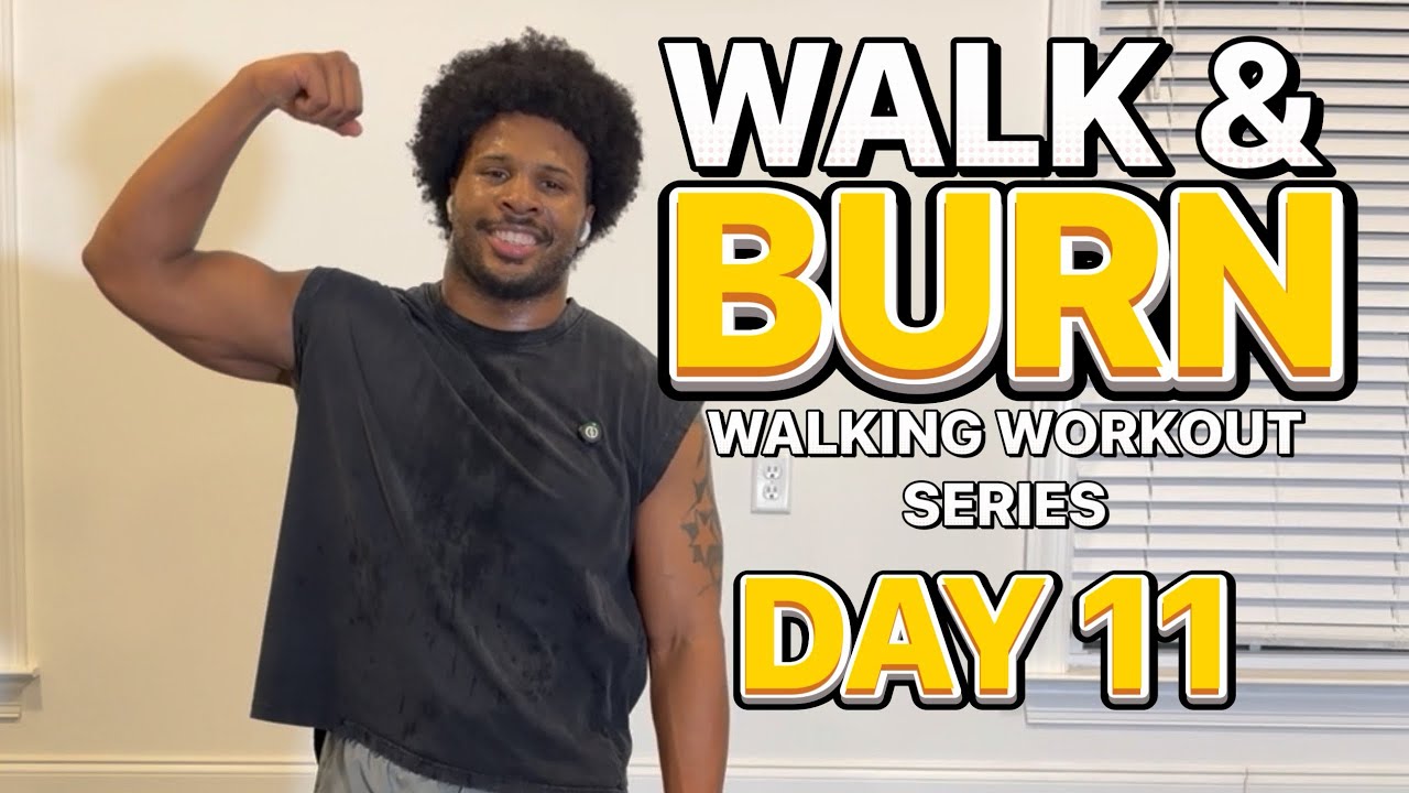 WALK & BURN Workout Series — Day 11 | 15 Minute Walking Fat Loss Workout (No Equipment)