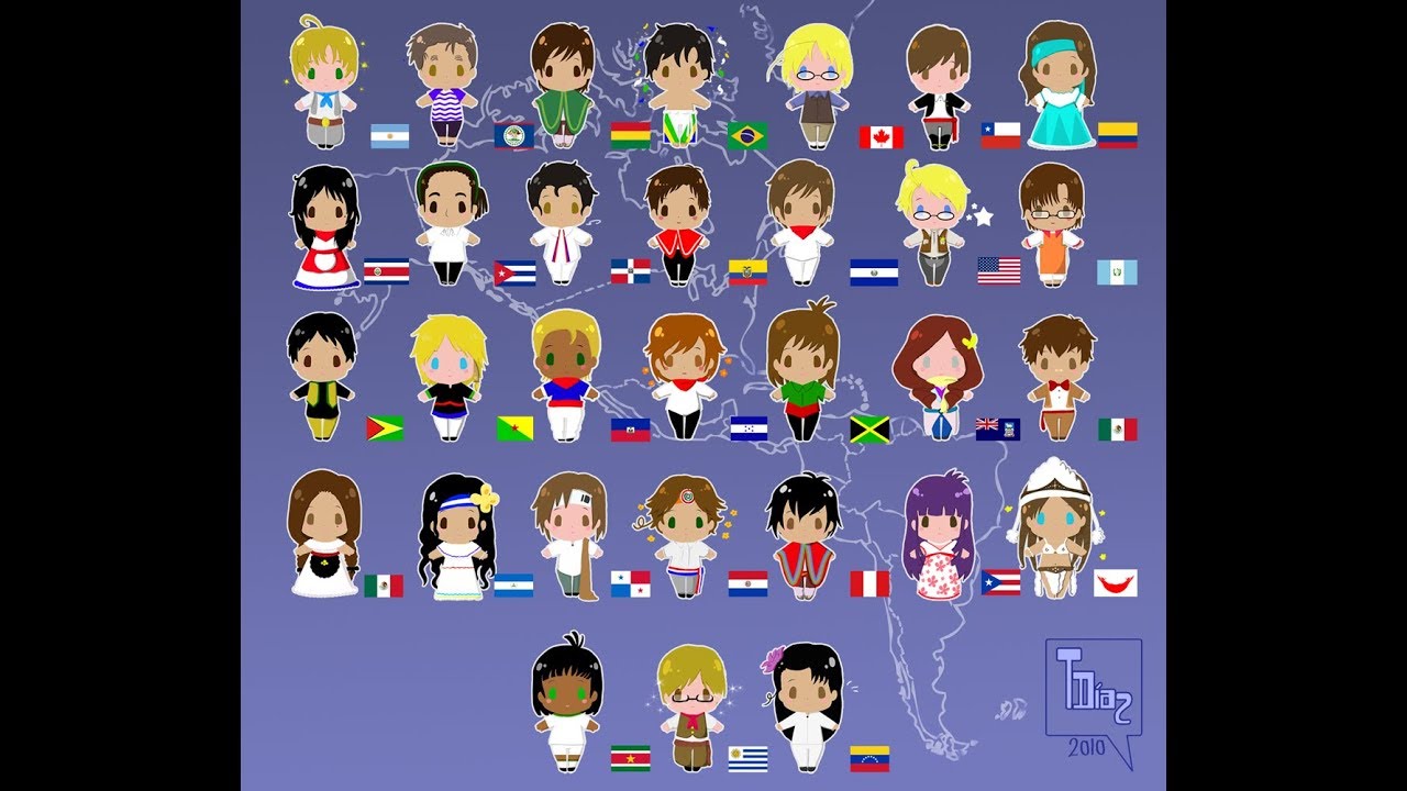 Opening With The Main Channel Charecters (With Nyotalia Charecters)
