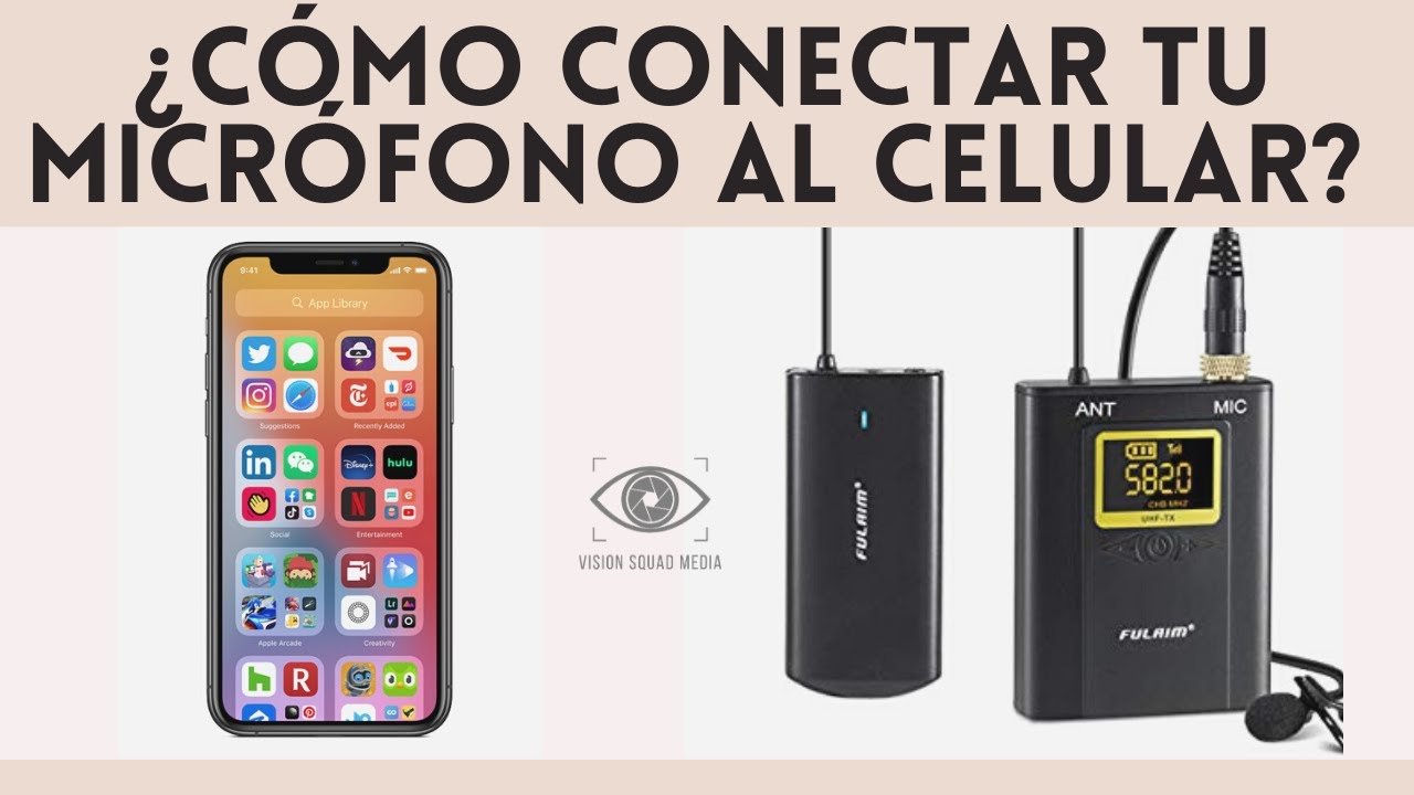 ¿Cómo Conectar Micrófono Inalámbrico Lavalier (Fulaim) a Tu Celular?  Graba Fácil (no usb)