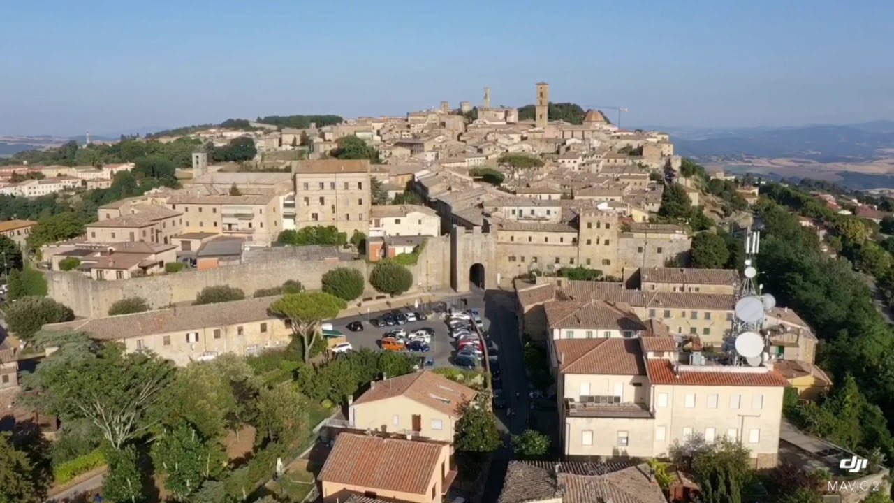 Volterra :Vista da Drone