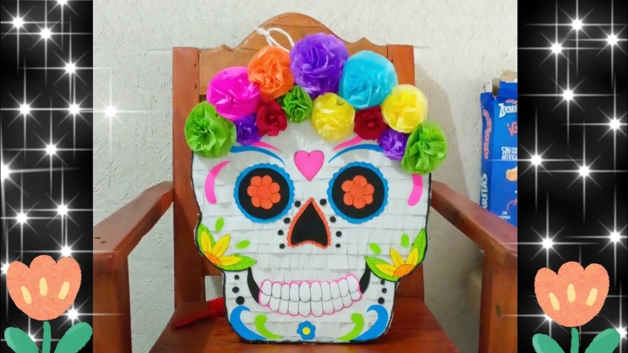 🎃PIÑATA DE CALAVERITAS 👻 PARA ÉL DÍA DÉ MUERTOS 🎃