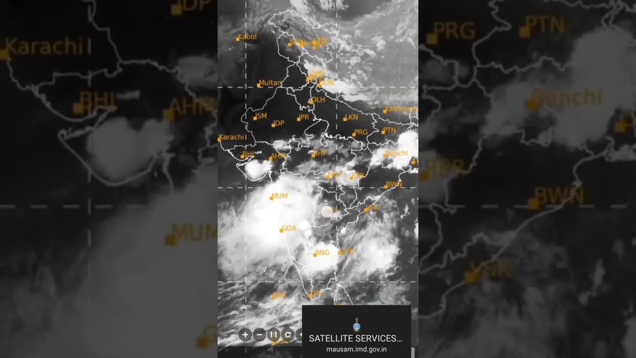 Indian Weather Satellite Image Today #trending #weather #mumbaiweather