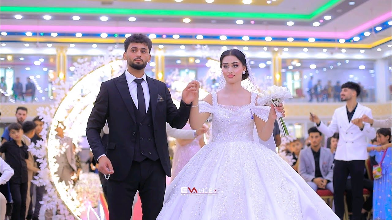 الفنان تحسين خدر حفلة زفاف سلام و اماني في قاعة هانوفر شنكال جزء 2